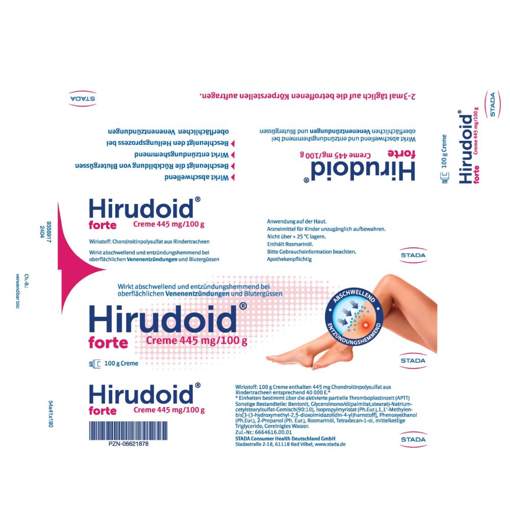 Hirudoid forte 445mg/100g 100 g Creme