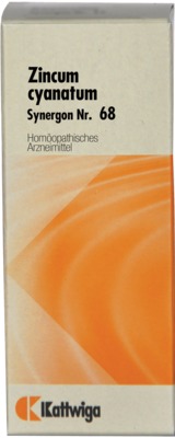 SYNERGON KOMPLEX 68 Zincum cyanatum Tropfen 50 ml Tropfen