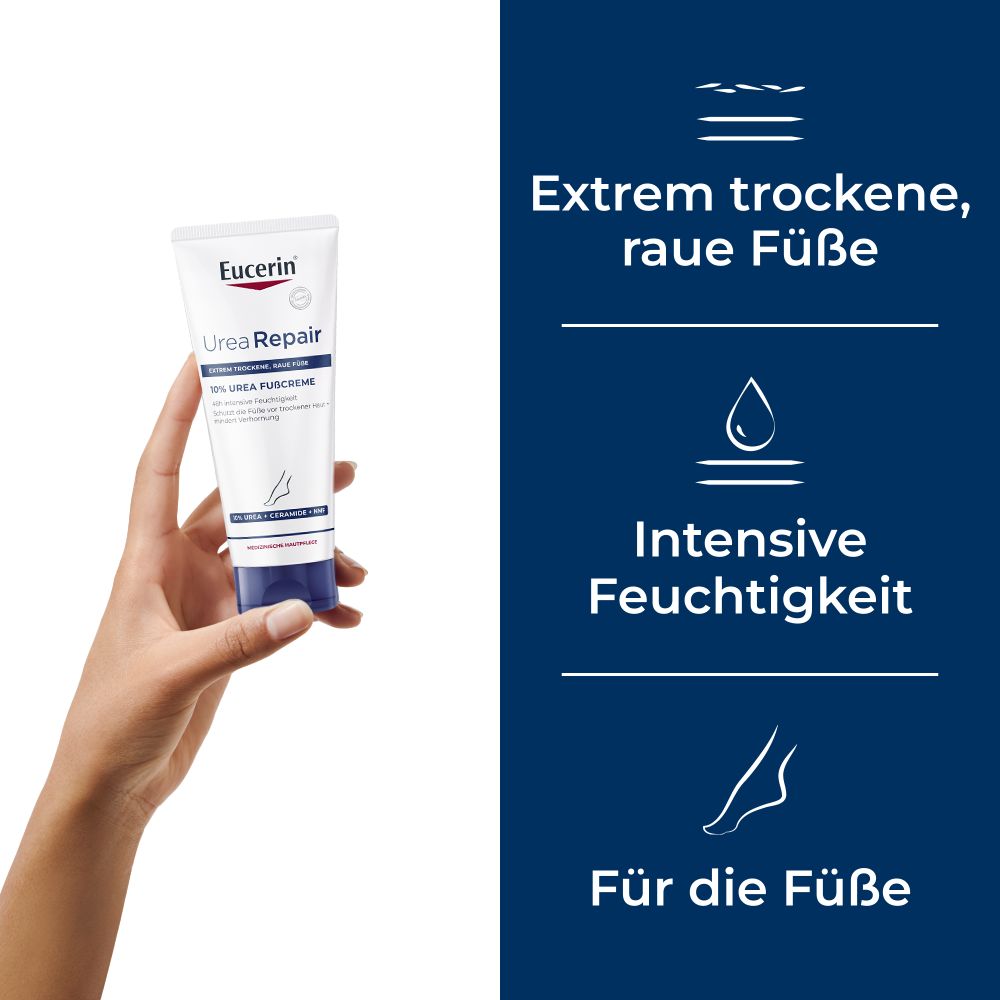Eucerin Urea Repair FUßCREME 10%  2X100 ml Creme