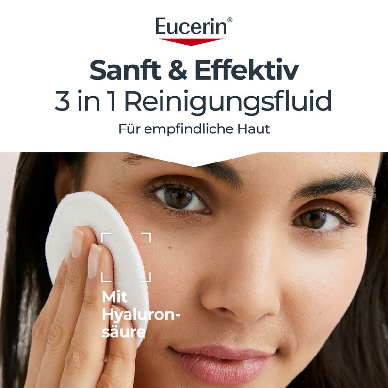 Eucerin DermatoCLEAN MIZELLEN REINIGUNGSFLUID 3in1 400 ml Tonikum