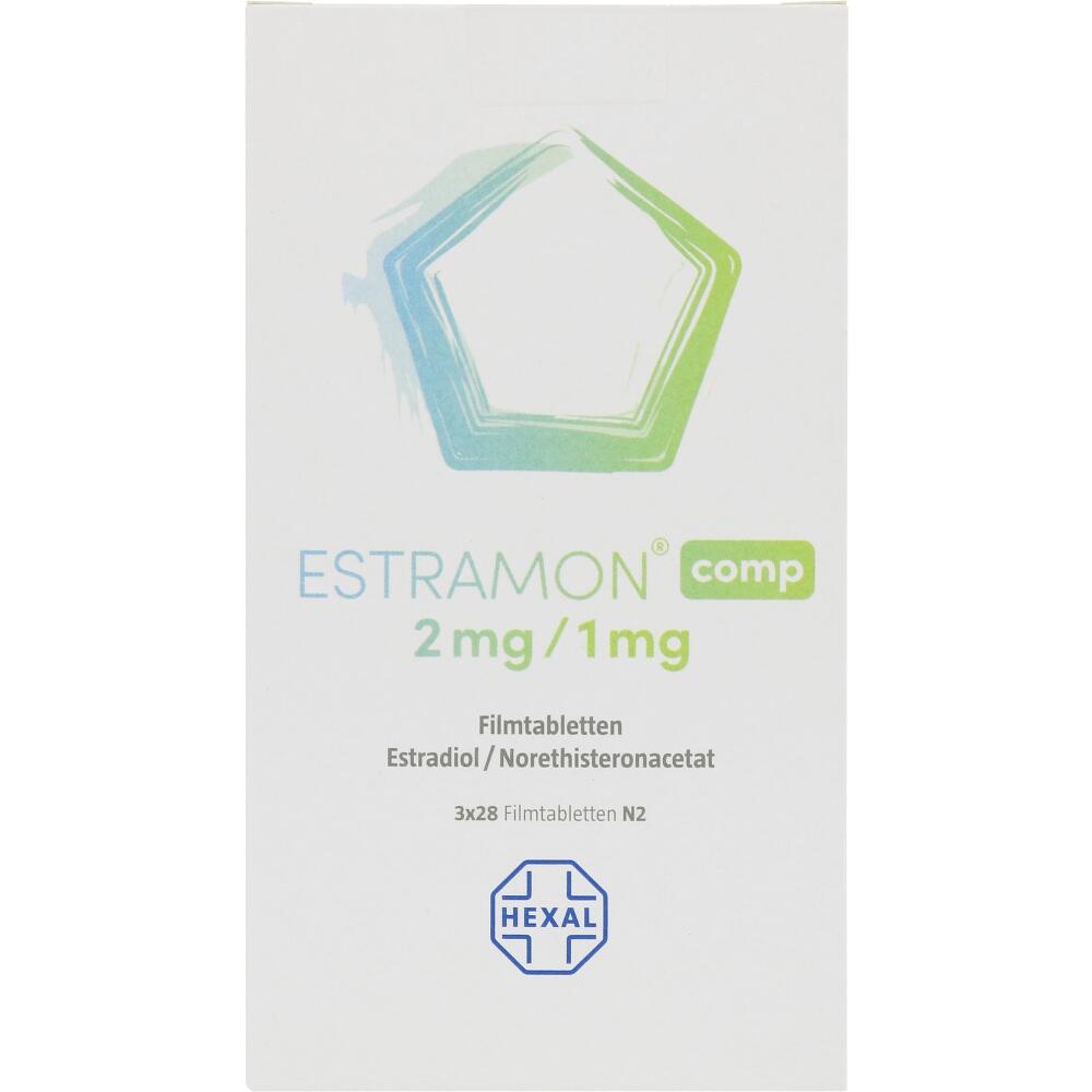 ESTRAMON comp 2 mg/1 mg 3X28 St Filmtabletten