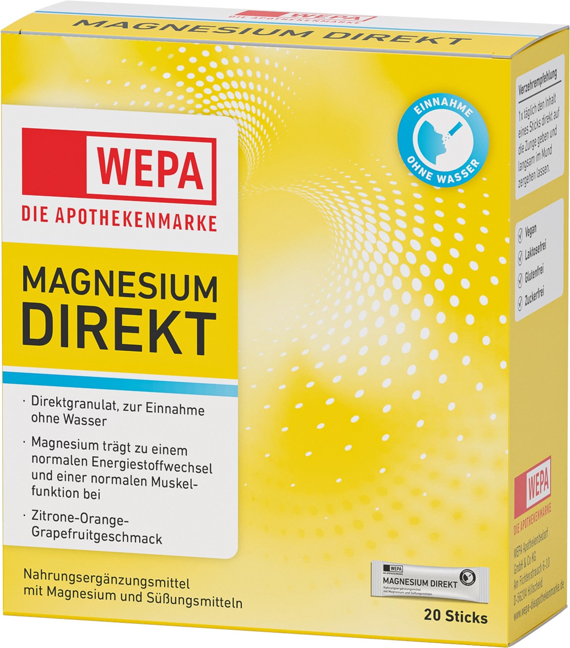 WEPA MAGNESIUM DIREKT 20 St Pulver