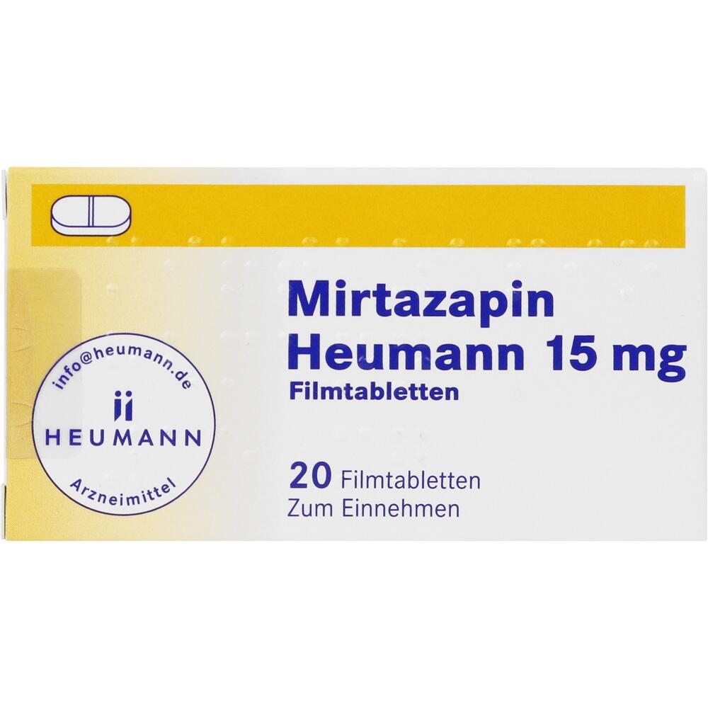 Mirtazapin Heumann 15mg 20 St Filmtabletten