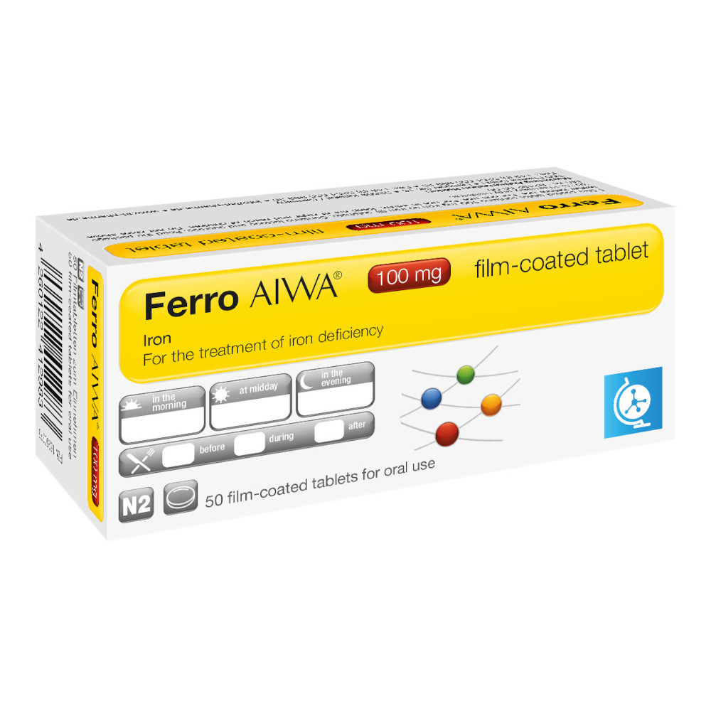 Ferro AIWA 100 mg 50 St Filmtabletten