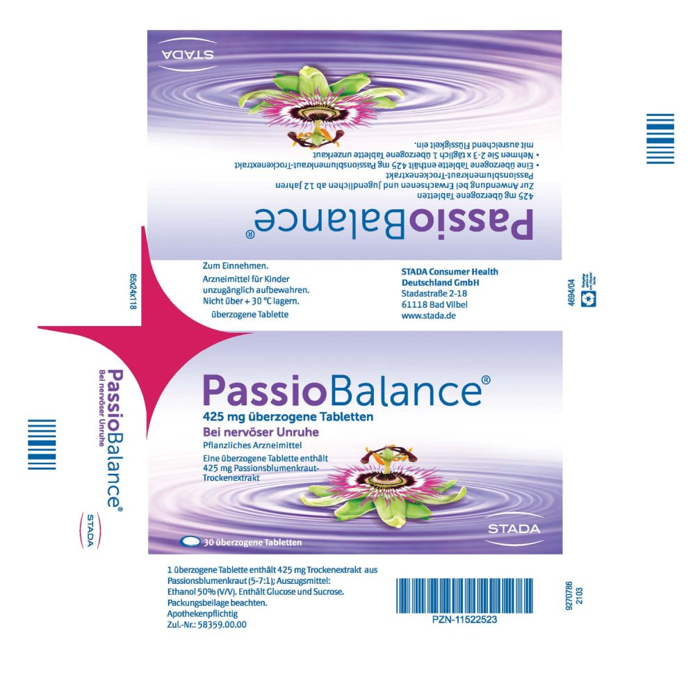 PassioBalance 30 St Überzogene Tabletten
