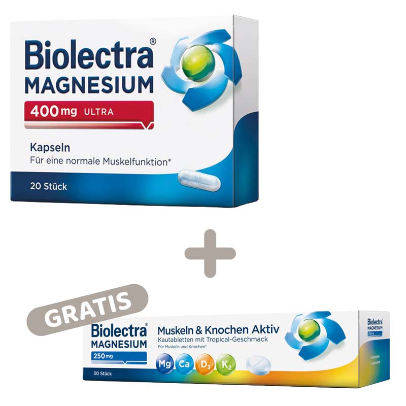 Biolectra MAGNESIUM 400mg ULTRA  20 St Kapseln