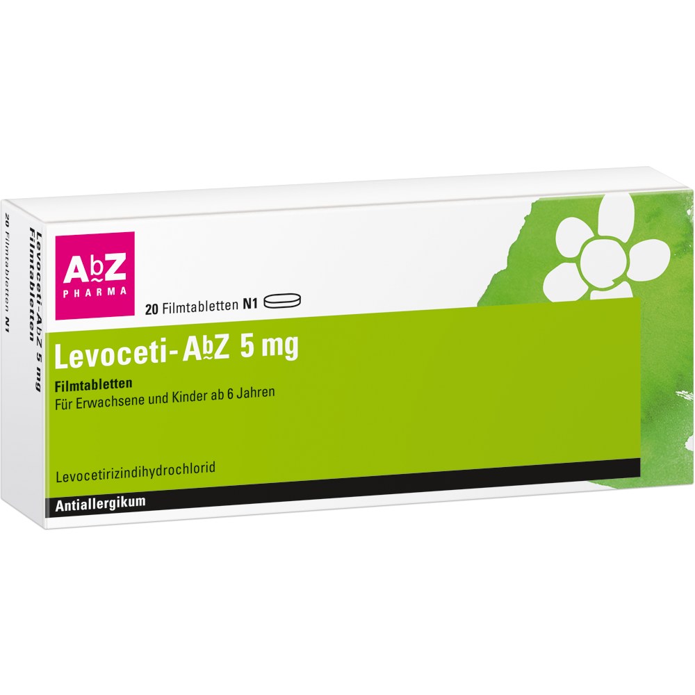 Levoceti-AbZ 5mg  20 St Filmtabletten
