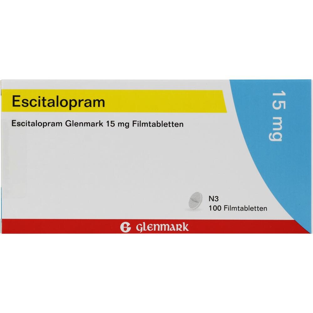 Escitalopram Glenmark 15mg 100 St Filmtabletten