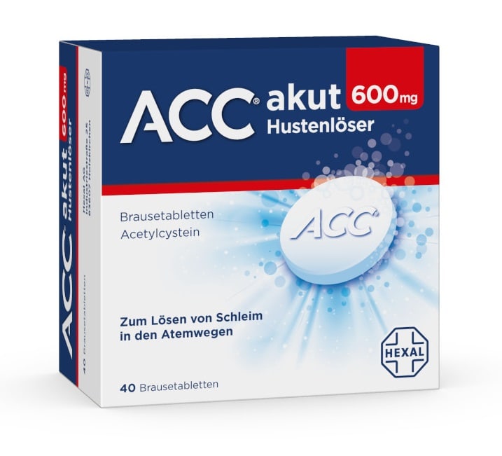 ACC akut 600mg Hustenlöser 40 St Brausetabletten