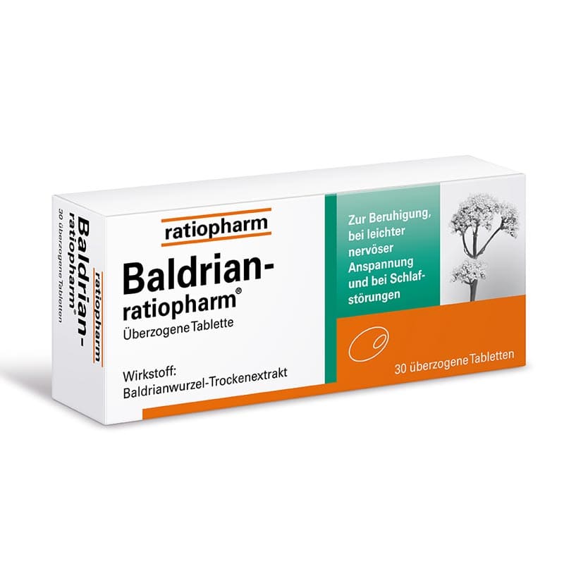 Baldrian-ratiopharm  30 St Überzogene Tabletten