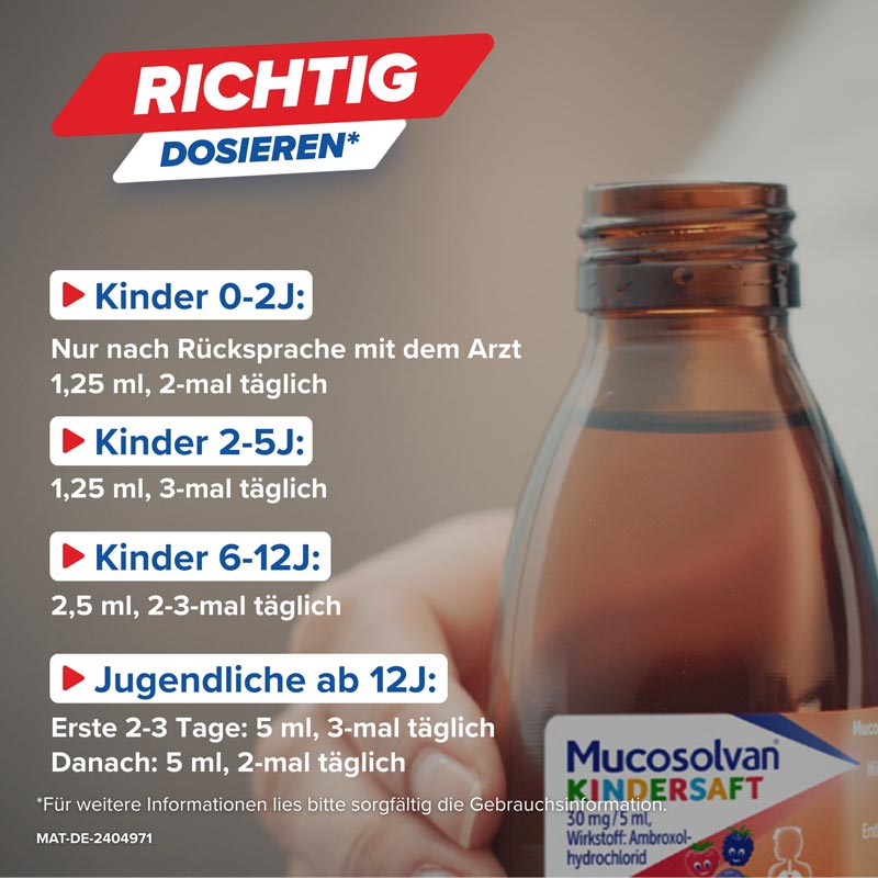 Mucosolvan KINDERSAFT 100 ml L&ouml;sung zum Einnehmen