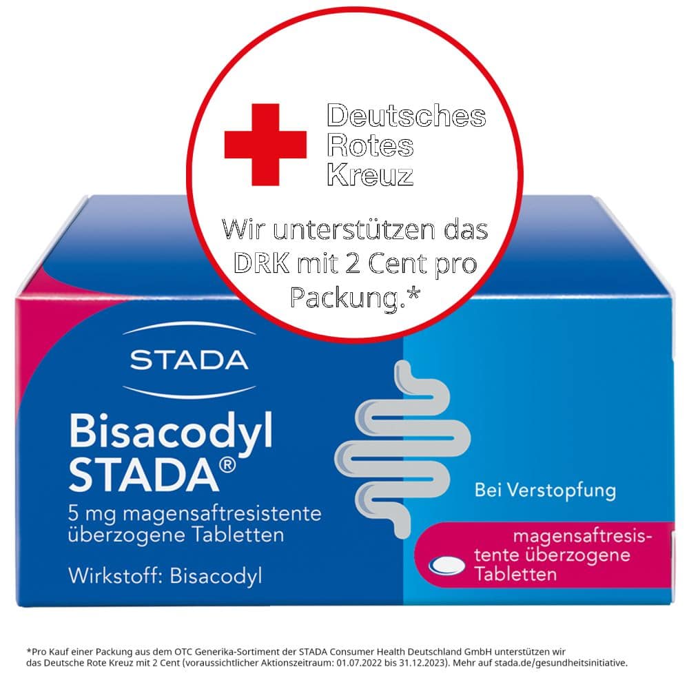 Bisacodyl STADA 5mg 100 St Tabletten magensaftresistent
