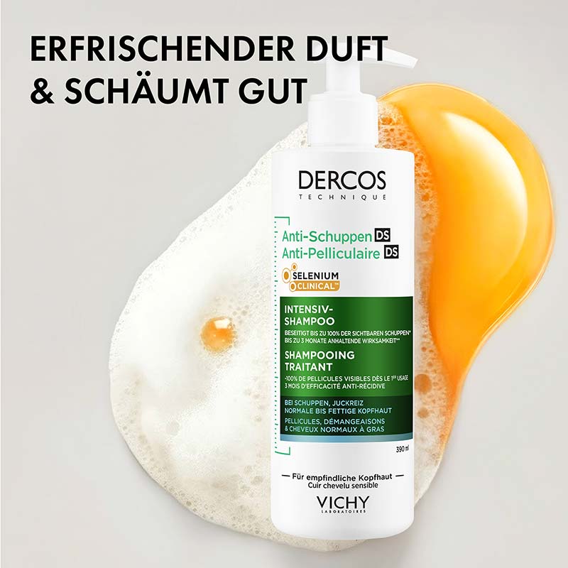 VICHY DERCOS Anti-Schuppen DS INTENSIV-SHAMPOO  390 ml Shampoo