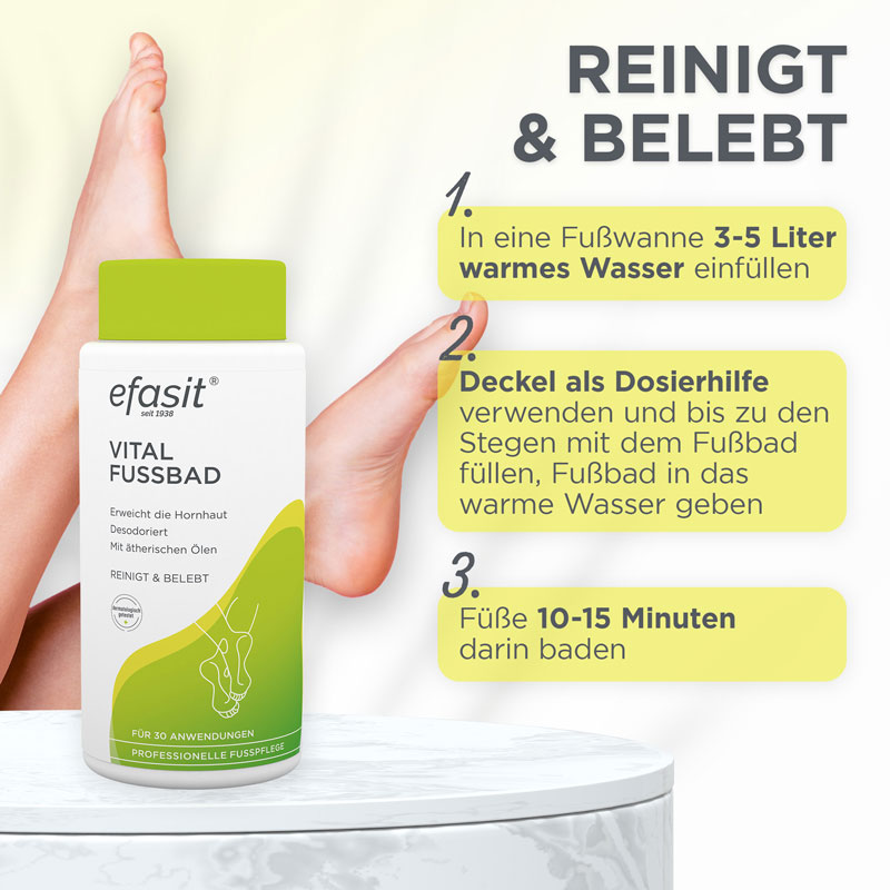 efasit VITAL FUSSBAD 400 g Bad