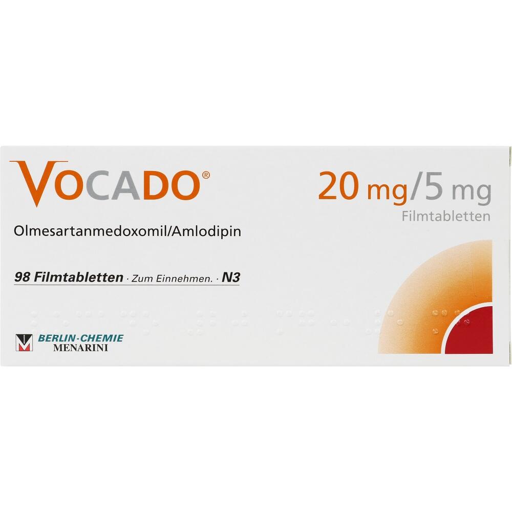 Vocado 20 mg/5 mg 98 St Filmtabletten