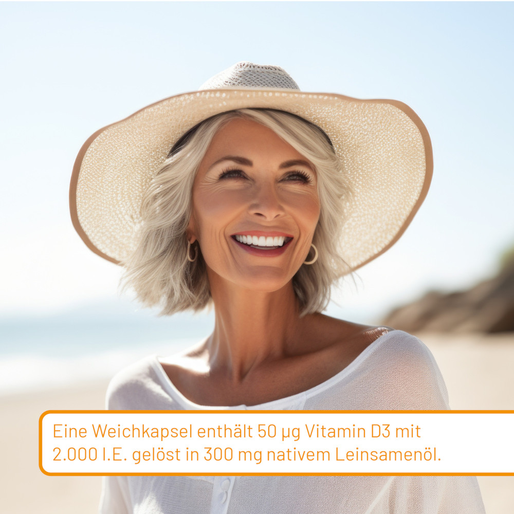Vitamin D3 Köhler 2000 IE 60 St Kapseln