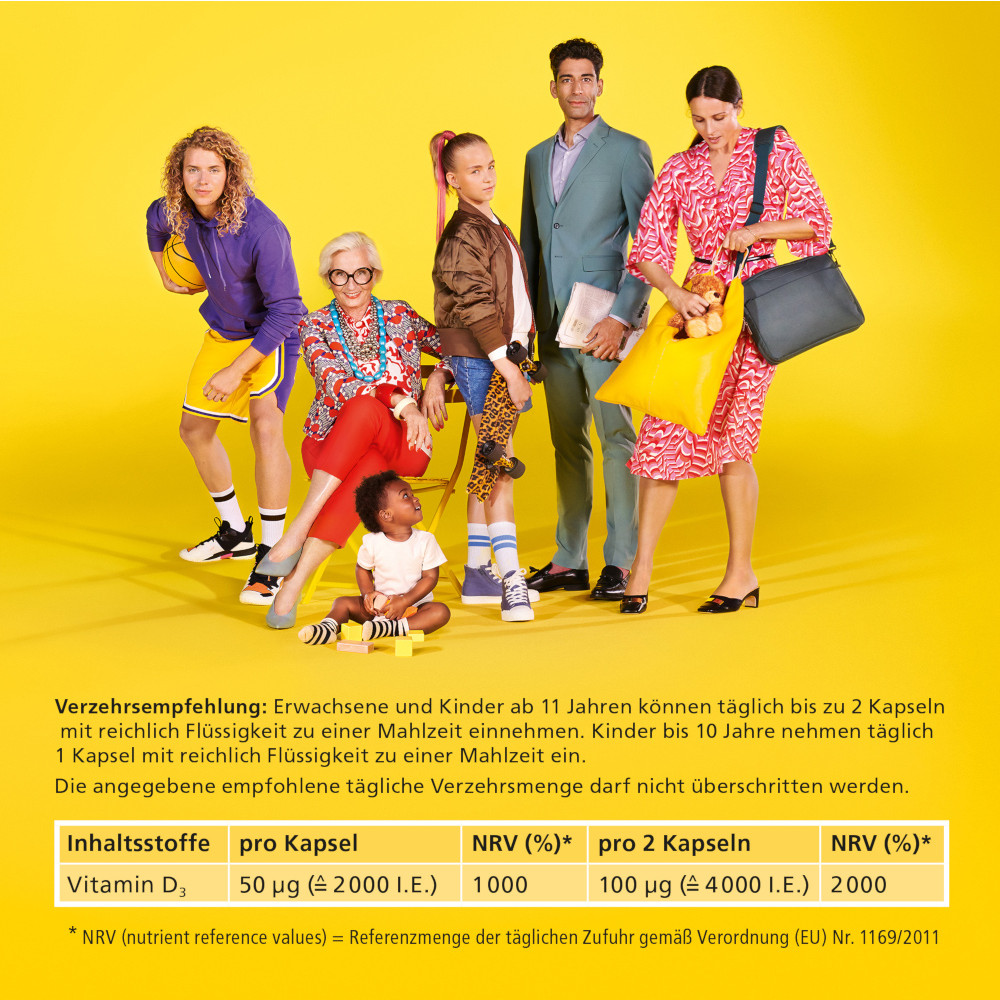 Dekristolvit D3 2000.I.E. pflanzlich 120 St Kapseln