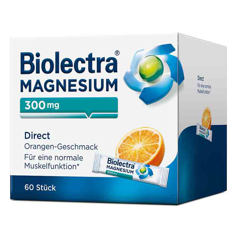 Biolectra MAGNESIUM 300mg Direct Orange  60 St Pellets