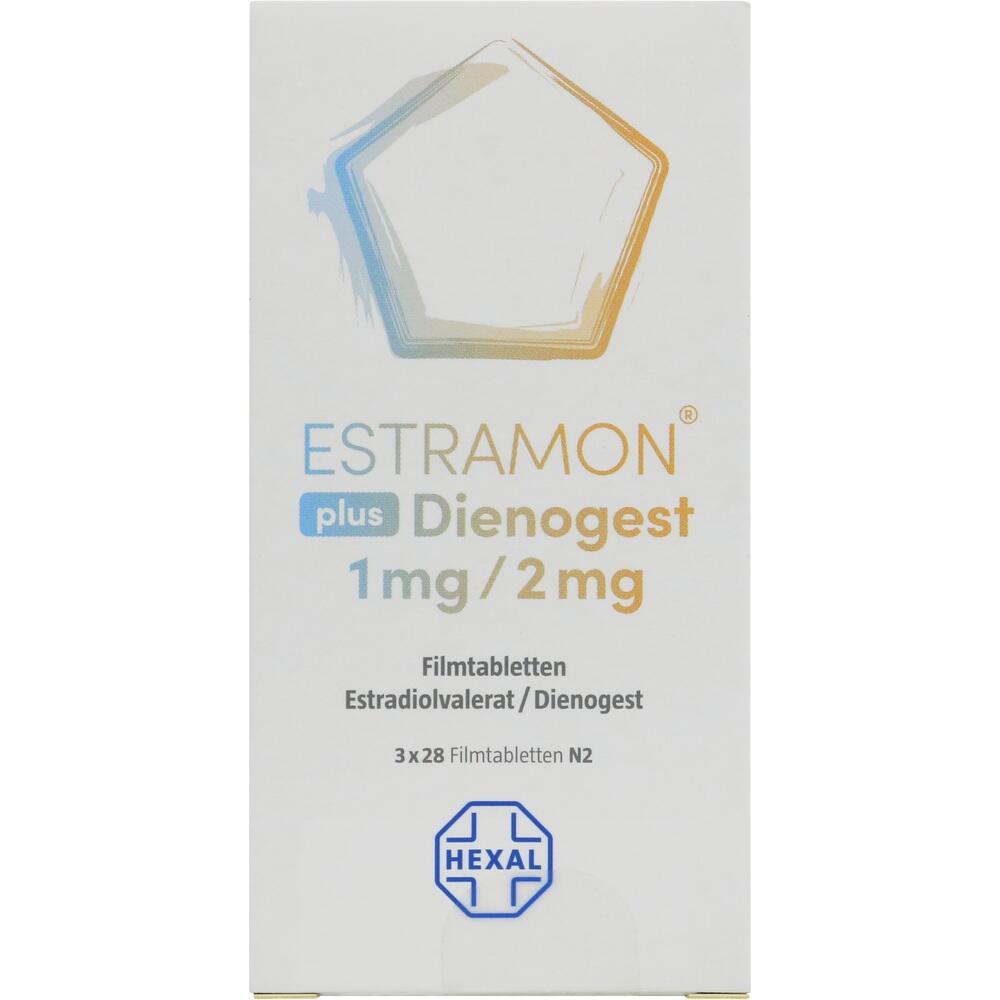 ESTRAMON Diensogest 1mg/2mg 3X28 St Filmtabletten