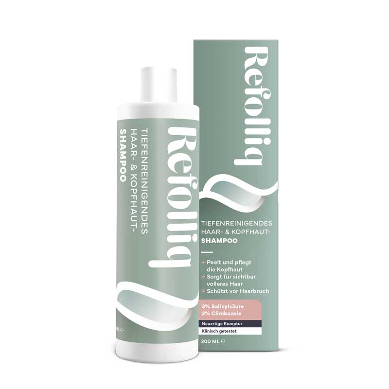 Refolliq TIEFENREINIGENDES HAAR- & KOPFHAUT SHAMPOO 200 ml Shampoo