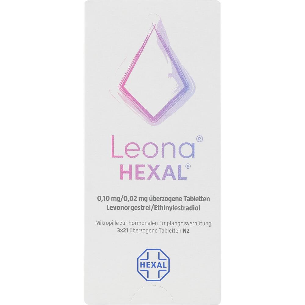 Leona HEXAL 0,10mg/0,02mg 3X21 St Überzogene Tabletten