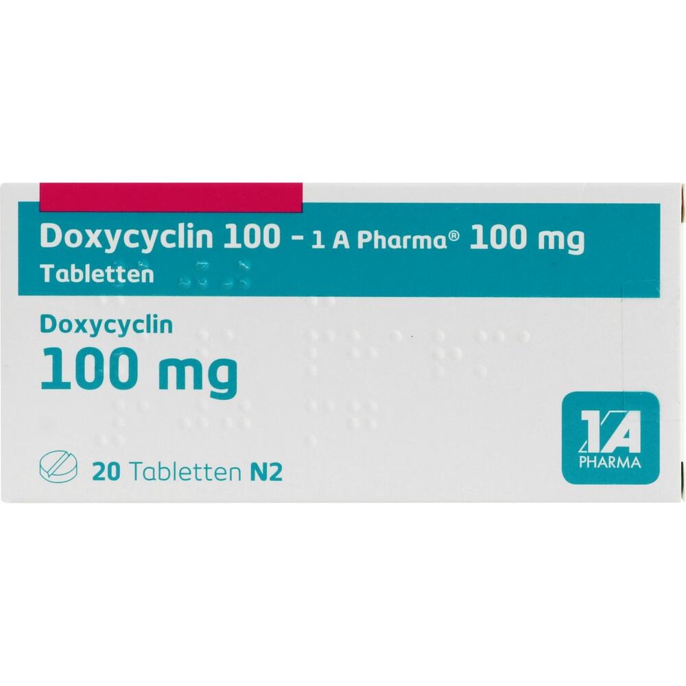 Doxycyclin 100-1 A Pharma 20 St Tabletten