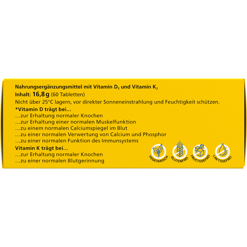 Dekristolvit D3 K2 2000 I.E. 60 St Tabletten