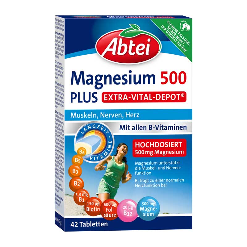 Abtei Magnesium 500 PLUS  42 St Tabletten