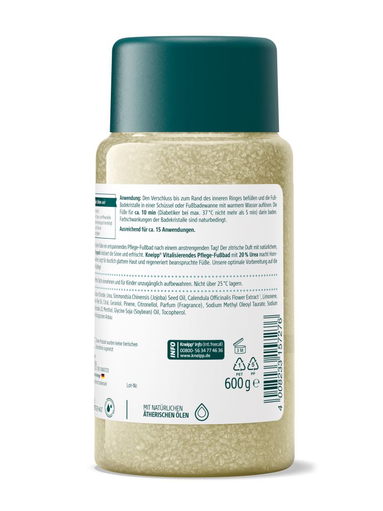 Kneipp Vitalisierendes Pflege-Fußbad 600 g Salz