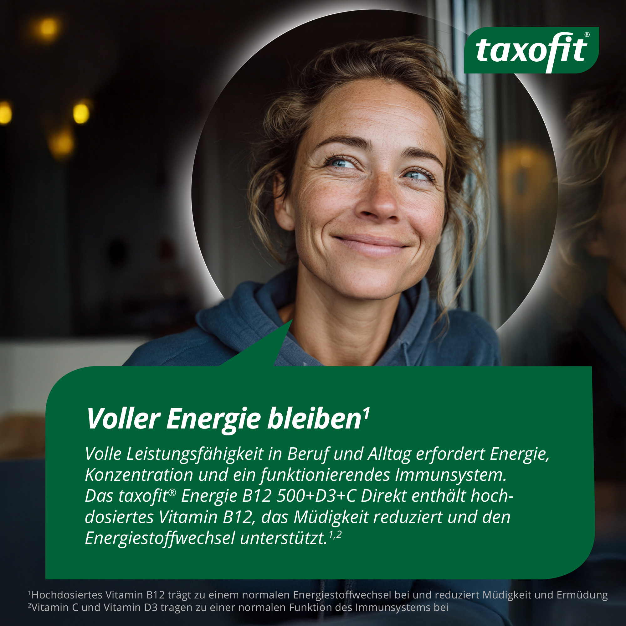taxofit DIREKT Energie B12 500 + D3 + C 20 St Granulat