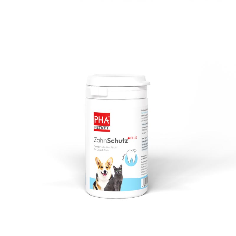PHA ZahnSchutz PLUS Pulver für Hunde und Katzen 60 g Pulver