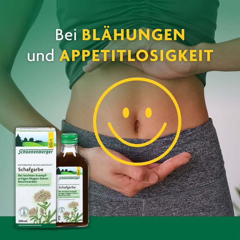 Schoenenberger Schafgarbe naturreiner Heilpflanzensaft 3X200 ml Saft