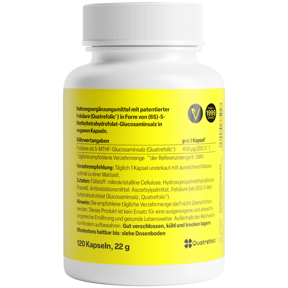 Zein PHARMA Folate 40 Mikrogramm 120 St Kapseln