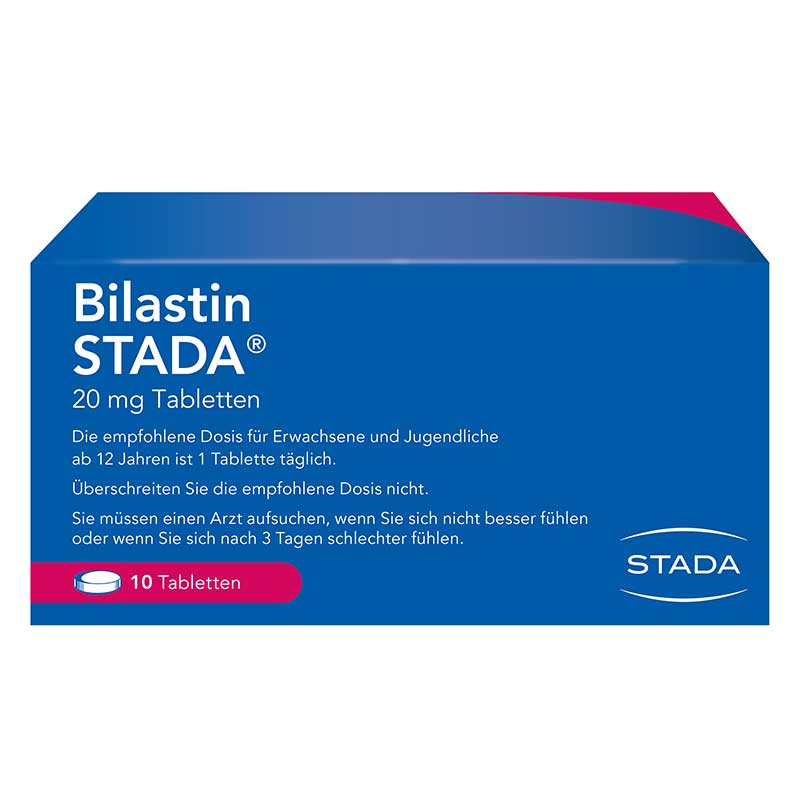 Bilastin STADA 20 mg 10 St Tabletten