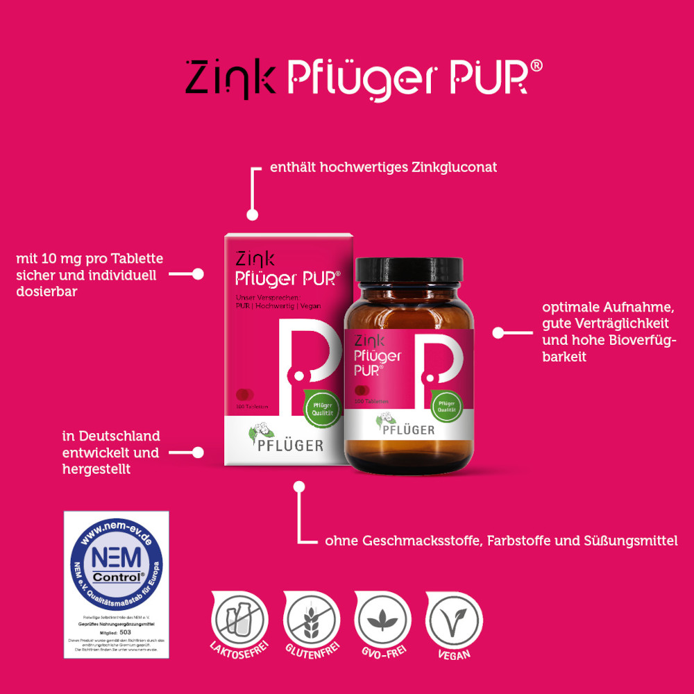 Zink Pflüger PUR 100 St Tabletten