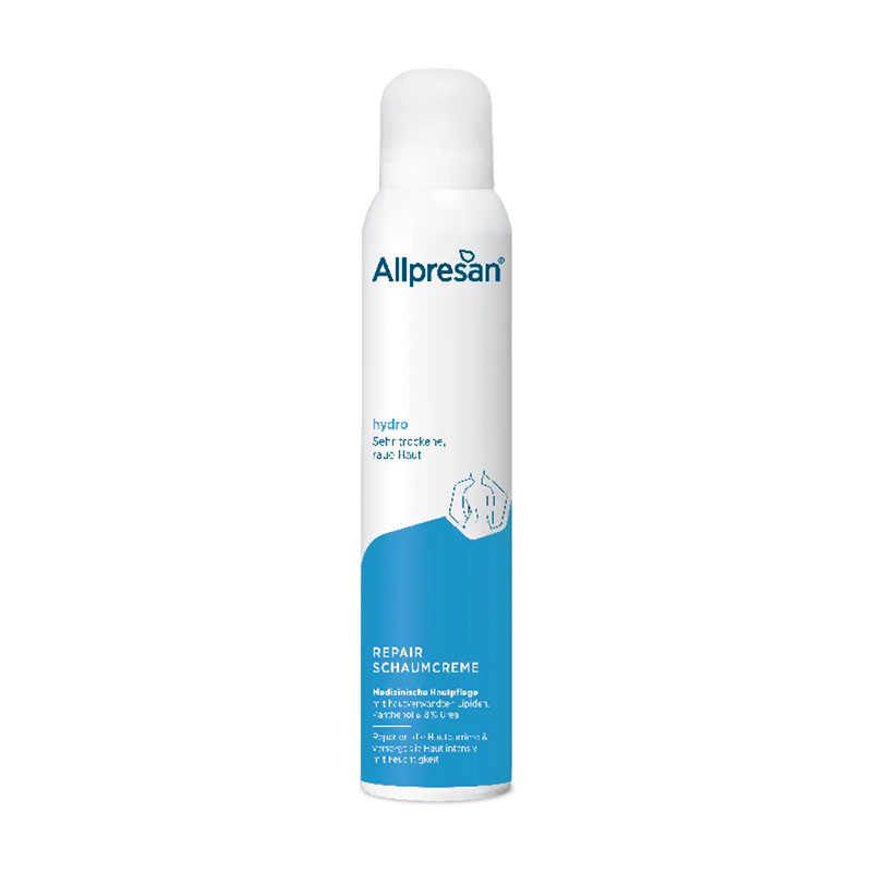 Allpresan derma med HYDRO INTENSIVPFLEGE REPAIR SCHAUM-CREME 200 ml Schaum