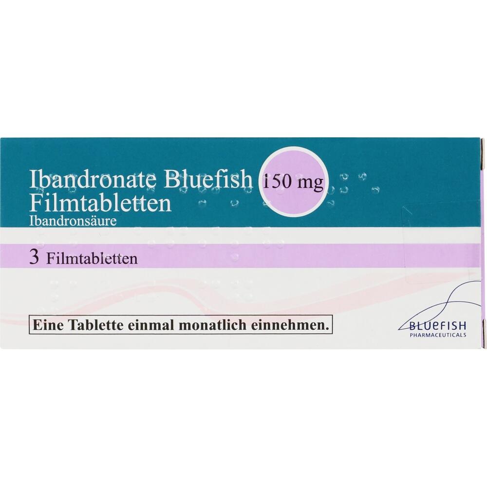Ibandronate Bluefish 150mg 3 St Filmtabletten