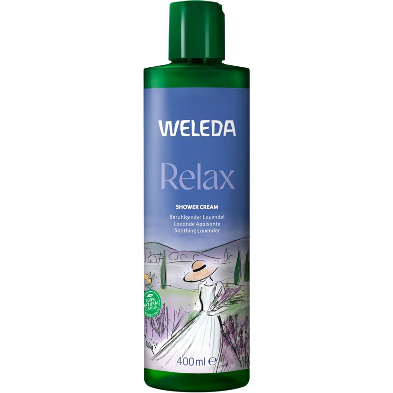 WELEDA Relax SHOWER CREAM Lavendel 400 ml Duschgel