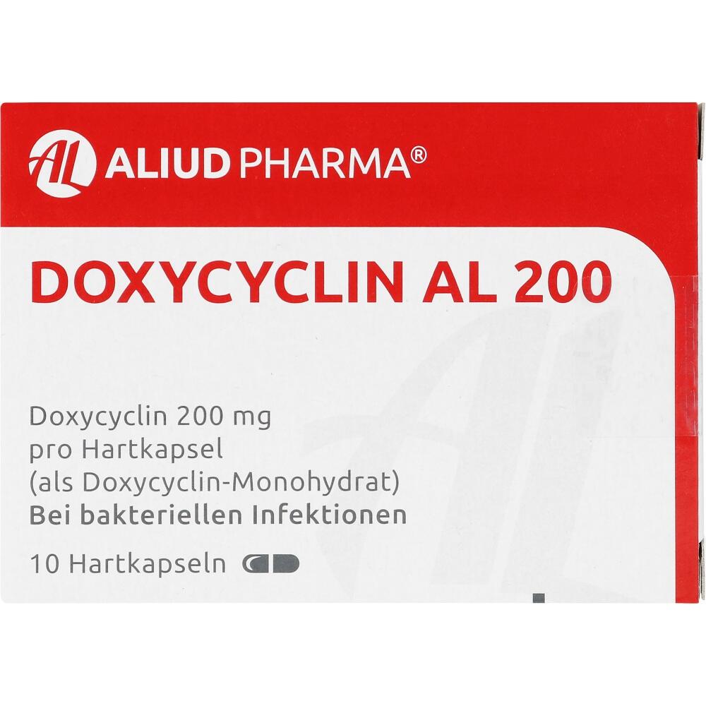 DOXYCYCLIN AL 200 10 St Hartkapseln