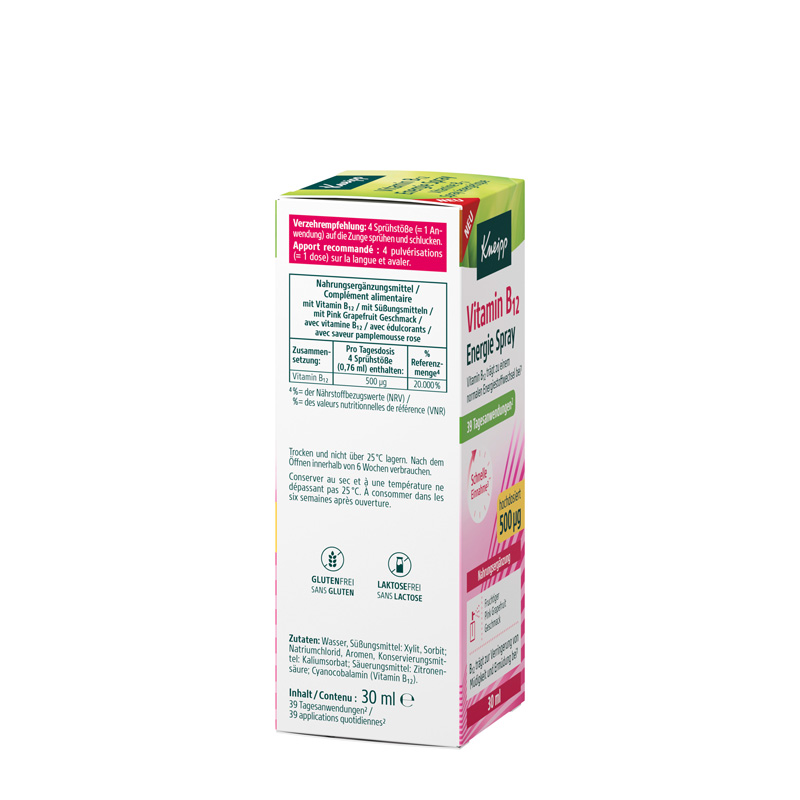Kneipp Vitamin B12 Energie Spray 30 ml Spray