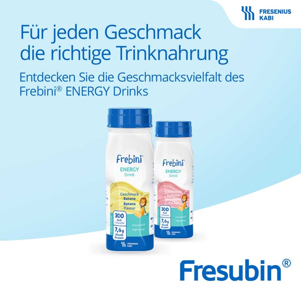 Frebini Energy Trinknahrung Erdbeere 6X4X200 ml Fl&uuml;ssigkeit