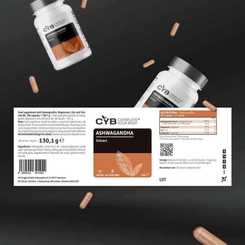 CYB ASHWAGANDHA Extract 120 St Kapseln