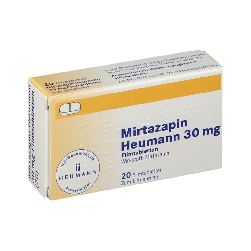 Mirtazapin Heumann 30mg 20 St Filmtabletten