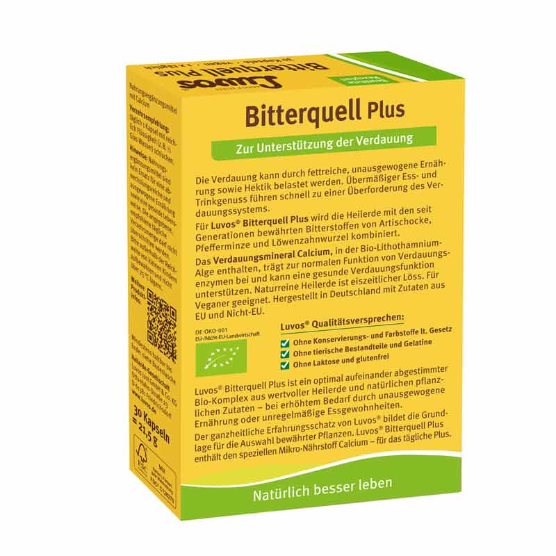 Luvos HEILERDE Bitterquell Plus  30 St Kapseln