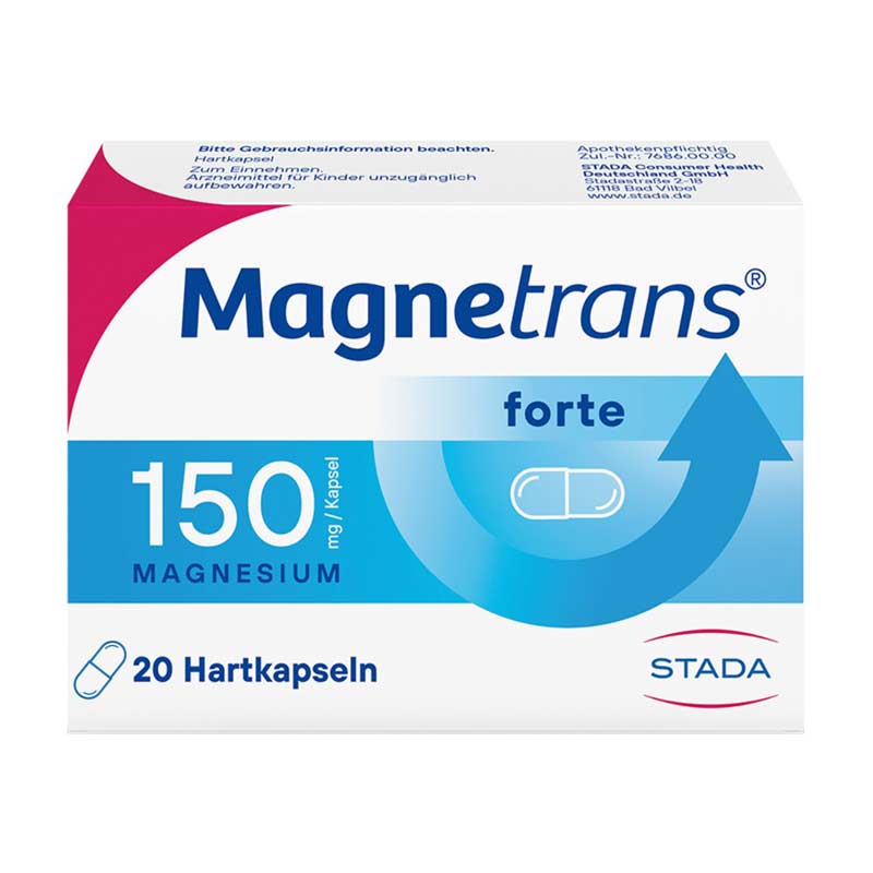 Magnetrans forte 150 mg Hartkapseln 20 St Hartkapseln