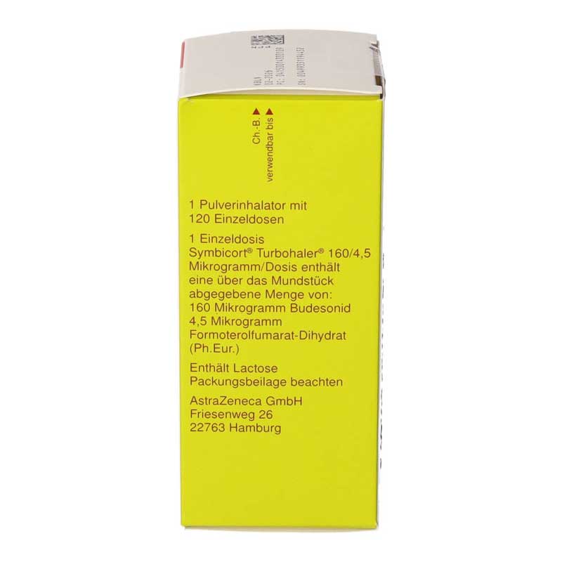Symbicort Turbohaler 160/4,5 Mikrogramm/Dosis 1 St Inhalationspulver