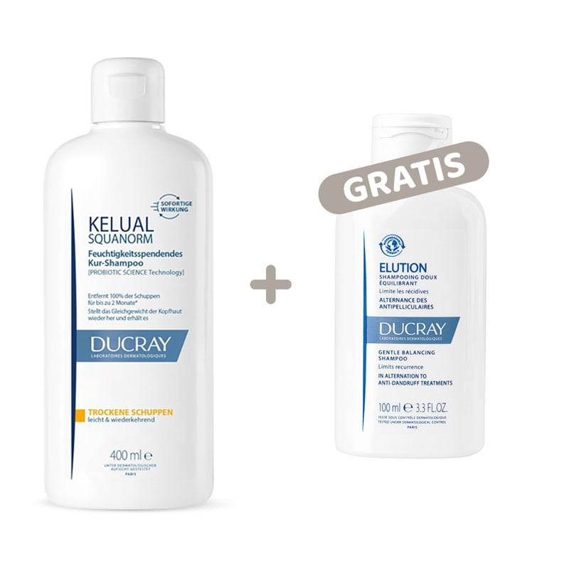 DUCRAY KELUAL SQUANORM Shampoo Trockene Schuppen 400 ml Shampoo