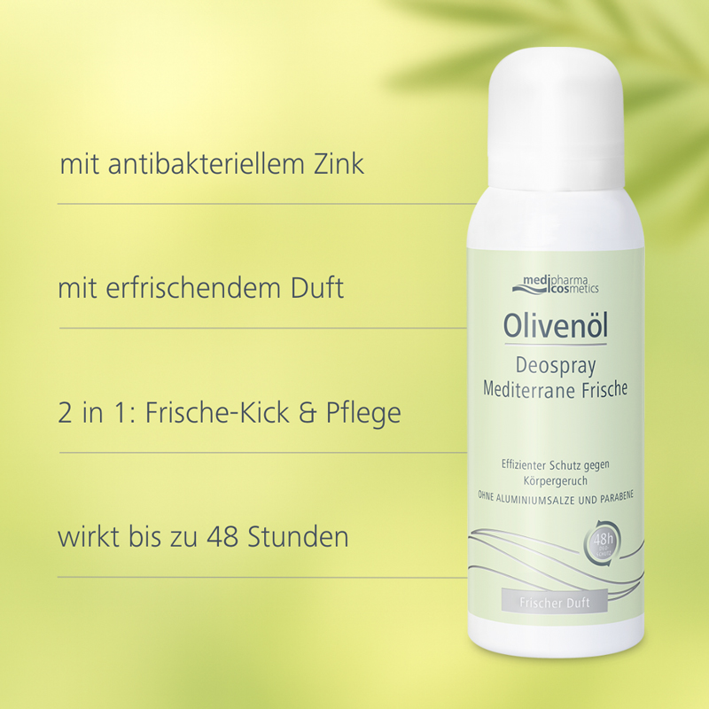 OLIVENÖL Deospray mediterrane Frische 125 ml Spray