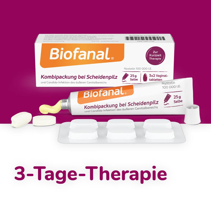 Biofanal Kombipackung bei Scheidenpilz 1 Packung Kombipackung