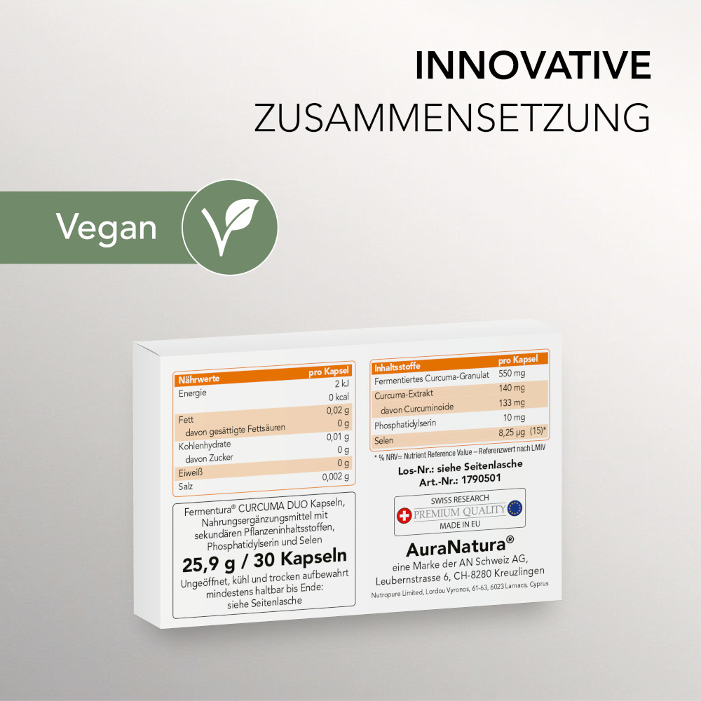 Fermentura CURCUMA DUO 30 St Kapseln